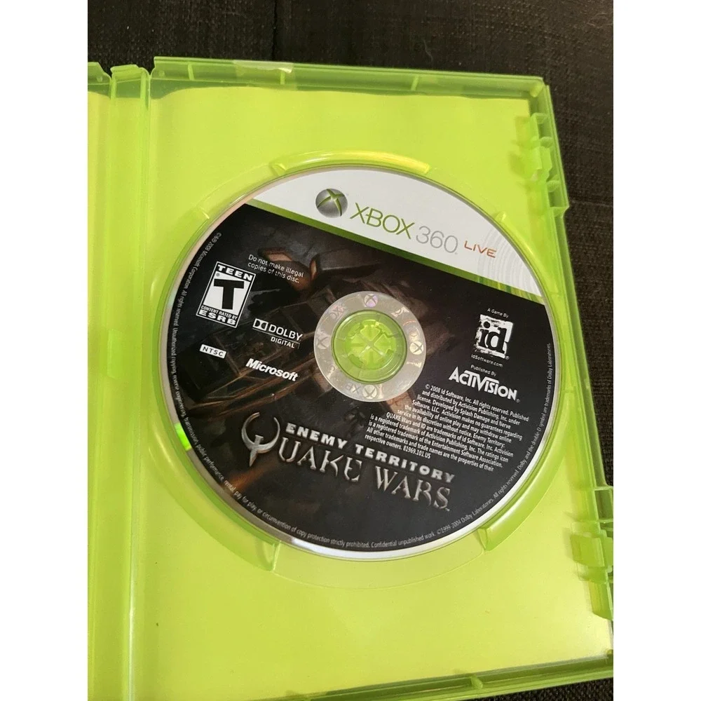 Enemy Territory: Quake Wars‎ (Microsoft Xbox 360) CIB Complete In EX Condition
